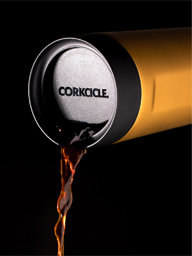 CORKCICLE commuter cup and spill-proof sip lid